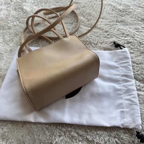 Telfar Vegan Leather Small Shopping Bag in Cream - Picture 4 of 6